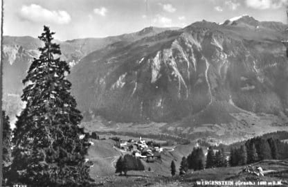 Wergenstein mit Piz Curver