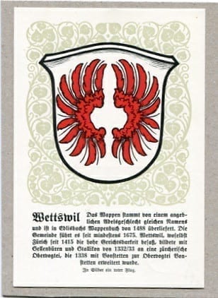 Wettswil, Gemeindewappen