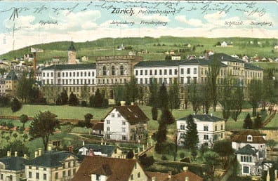Zürich, Polytechnikum mit Rigiblick, Jakobsburg, Schlössli