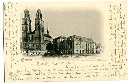 Zürich, Grossmünster und Helmhaus