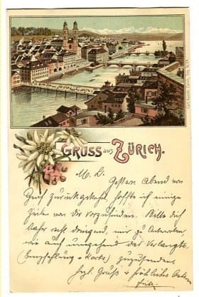 Zürich, Gruss aus Zürich